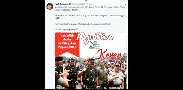  Postingan Panglima TNI Ajak Nyoblos Mendadak Hilang, Wasekjen Demokrat Sebut Ini